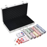 vidaXL Set de jetoane de poker 300 buc. 11,5 g vidaXL Set de jetoane de poker 300 buc. 11,5 g