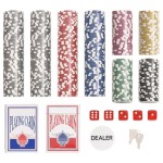 vidaXL Set de jetoane de poker 300 buc. 11,5 g vidaXL Set de jetoane de poker 300 buc. 11,5 g