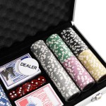 vidaXL Set de jetoane de poker 300 buc. 11,5 g vidaXL Set de jetoane de poker 300 buc. 11,5 g
