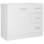 vidaXL Mască de chiuvetă, alb, 63 x 30 x 54 cm, PAL vidaXL Mască de chiuvetă, alb, 63 x 30 x 54 cm, PAL