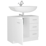 vidaXL Mască de chiuvetă, alb, 63 x 30 x 54 cm, PAL vidaXL Mască de chiuvetă, alb, 63 x 30 x 54 cm, PAL