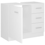 vidaXL Mască de chiuvetă, alb, 63 x 30 x 54 cm, PAL vidaXL Mască de chiuvetă, alb, 63 x 30 x 54 cm, PAL