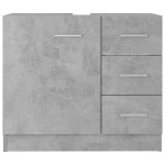 vidaXL Mască de chiuvetă, gri, 63 x 30 x 54 cm, PAL vidaXL Mască de chiuvetă, gri, 63 x 30 x 54 cm, PAL
