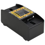 vidaXL Aparat automat de amestecat cărți, negru, 2 pachete vidaXL Aparat automat de amestecat cărți, negru, 2 pachete
