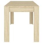 vidaXL Masă de sufragerie stejar Sonoma 140x74,5x76 cm lemn prelucrat
