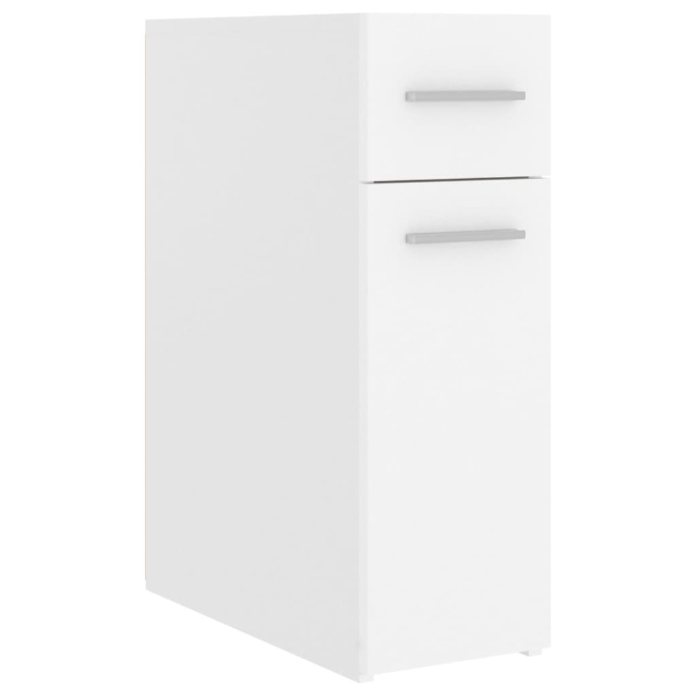 vidaXL Dulap de farmacie, alb, 20x45,5x60 cm, PAL
