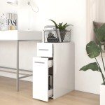vidaXL Dulap de farmacie, alb, 20x45,5x60 cm, PAL vidaXL Dulap de farmacie, alb, 20x45,5x60 cm, PAL