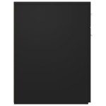 vidaXL Dulap de farmacie, negru, 20x45,5x60 cm, lemn prelucrat vidaXL Dulap de farmacie, negru, 20x45,5x60 cm, lemn prelucrat