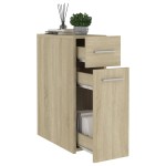 vidaXL Dulap de farmacie, stejar sonoma, 20x45,5x60 cm lemn prelucrat vidaXL Dulap de farmacie, stejar sonoma, 20x45,5x60 cm lemn prelucrat