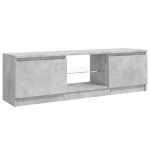 vidaXL Comodă TV cu lumini LED, gri beton, 120x30x36 cm vidaXL Comodă TV cu lumini LED, gri beton, 120x30x36 cm