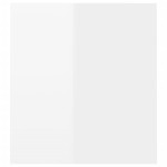 vidaXL Comodă TV cu lumini LED, alb extralucios, 120x35x40 cm vidaXL Comodă TV cu lumini LED, alb extralucios, 120x35x40 cm