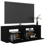 vidaXL Comodă TV cu lumini LED, negru, 120x35x40 cm vidaXL Comodă TV cu lumini LED, negru, 120x35x40 cm