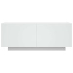 vidaXL Comodă TV, alb, 100x35x40 cm, lemn prelucrat