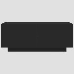 vidaXL Comodă TV, negru, 100x35x40 cm, lemn prelucrat