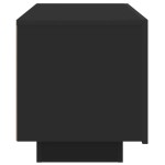 vidaXL Comodă TV, negru, 100x35x40 cm, lemn prelucrat