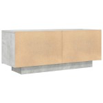 vidaXL Comodă TV, gri beton, 100x35x40 cm, lemn prelucrat