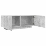 vidaXL Comodă TV, gri beton, 100x35x40 cm, lemn prelucrat