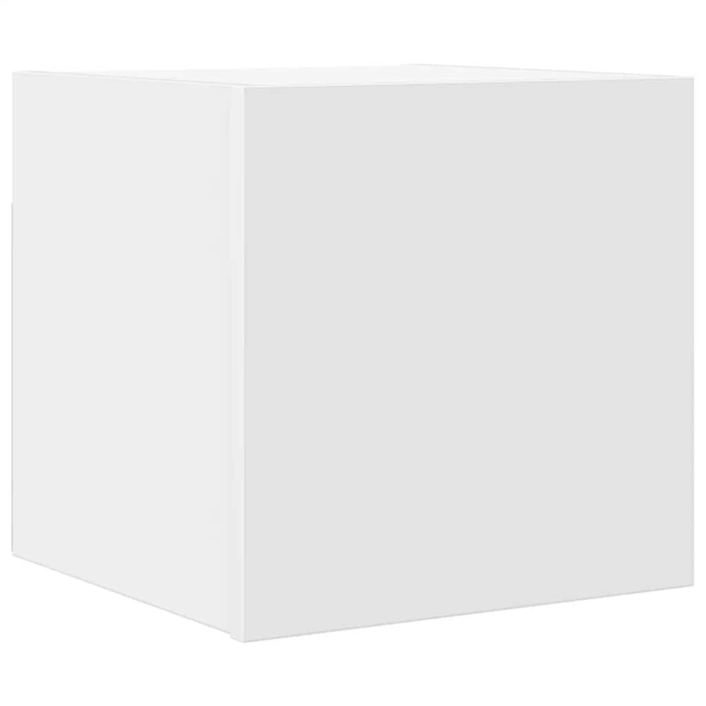 vidaXL Dulap TV montaj pe perete, alb, 30,5x30x30 cm