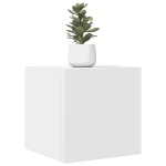 vidaXL Dulapuri TV montaj pe perete, 4 buc., alb, 30,5x30x30 cm