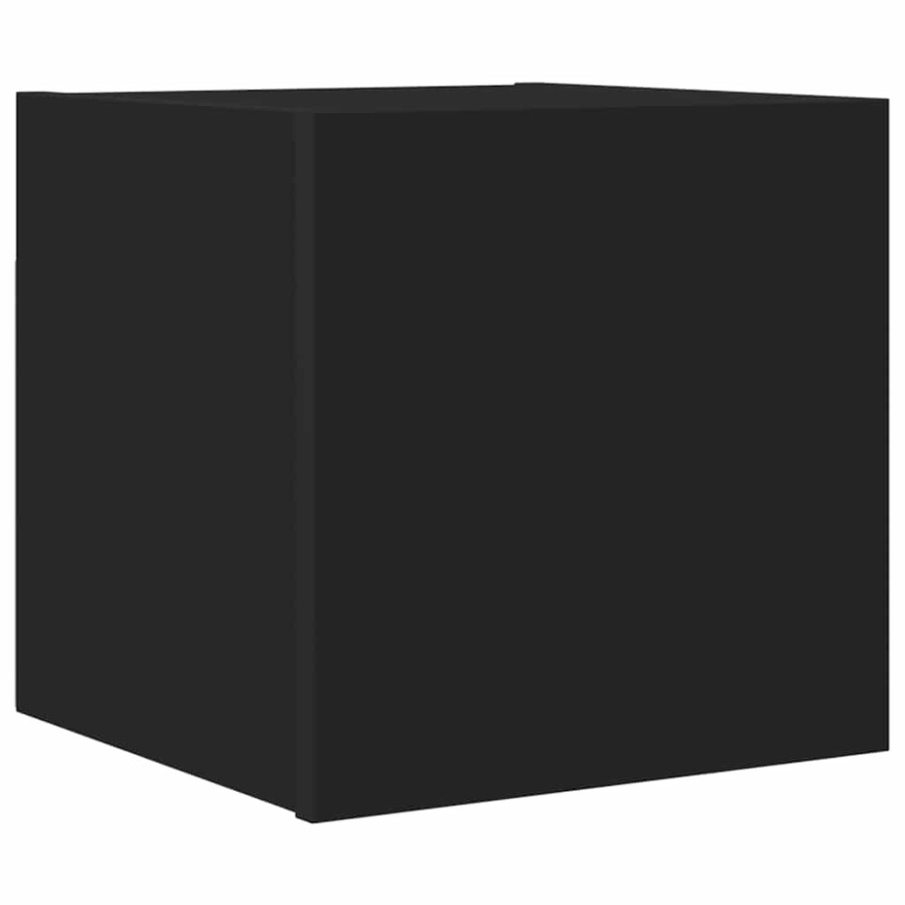 vidaXL Dulap TV montaj pe perete, negru, 30,5x30x30 cm