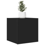 vidaXL Dulap TV montaj pe perete, negru, 30,5x30x30 cm