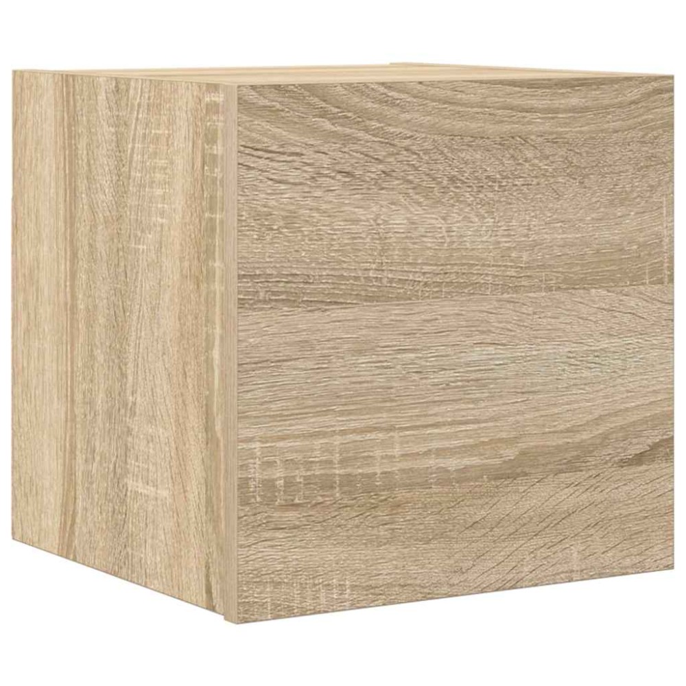 vidaXL Dulap TV montaj pe perete, stejar sonoma, 30,5x30x30 cm