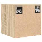 vidaXL Dulap TV montaj pe perete, stejar sonoma, 30,5x30x30 cm