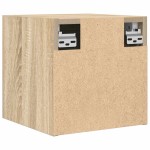 vidaXL Dulapuri TV montaj pe perete 2 buc. stejar sonoma 30,5x30x30 cm
