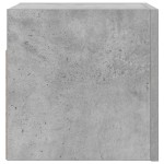 vidaXL Dulapuri TV montaj pe perete, 2 buc., gri beton, 30,5x30x30 cm