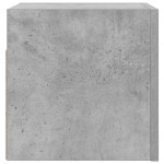 vidaXL Dulapuri TV montaj pe perete, 4 buc., gri beton, 30,5x30x30 cm