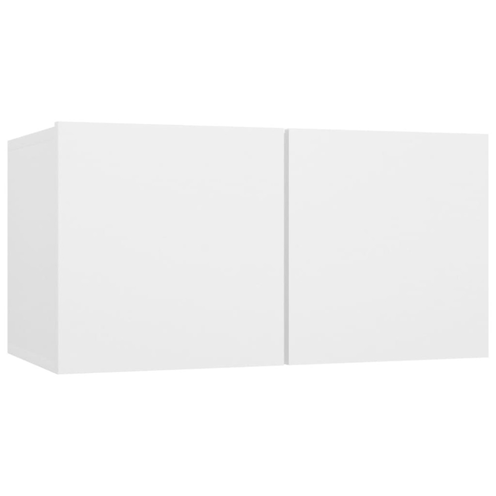 vidaXL Dulap TV suspendat, alb, 60x30x30 cm
