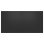 vidaXL Dulapuri TV suspendate, negru, 60x30x30 cm