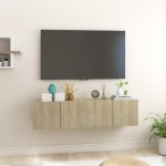 vidaXL Dulapuri TV suspendate 2 buc. stejar sonoma 60x30x30 cm vidaXL Dulapuri TV suspendate 2 buc. stejar sonoma 60x30x30 cm