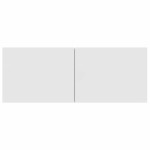 vidaXL Comode TV, 2 buc., alb, 80x30x30 cm, lemn prelucrat