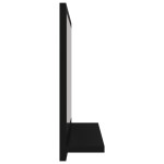 vidaXL Oglindă de baie, negru, 40 x 10,5 x 37 cm, PAL