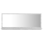 vidaXL Dulap de baie cu oglindă, gri beton, 90 x 10,5 x 37 cm, PAL vidaXL Dulap de baie cu oglindă, gri beton, 90 x 10,5 x 37 cm, PAL