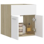 vidaXL Dulap de chiuvetă, 41x38,5x46 ,stejar Sonoma , PAL vidaXL Dulap de chiuvetă, 41x38,5x46 ,stejar Sonoma , PAL