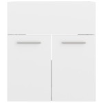 vidaXL Dulap de chiuvetă, alb extralucios, 41x38,5x46 cm, PAL vidaXL Dulap de chiuvetă, alb extralucios, 41x38,5x46 cm, PAL