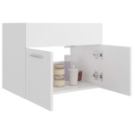 vidaXL Dulap pentru chiuvetă, alb, 60x38,5x46 cm, PAL vidaXL Dulap pentru chiuvetă, alb, 60x38,5x46 cm, PAL