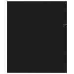 vidaXL Dulap de chiuvetă, negru, 60x38,5x46 cm, PAL