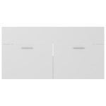 vidaXL Dulap de chiuvetă, alb, 90x38,5x46 cm, PAL vidaXL Dulap de chiuvetă, alb, 90x38,5x46 cm, PAL