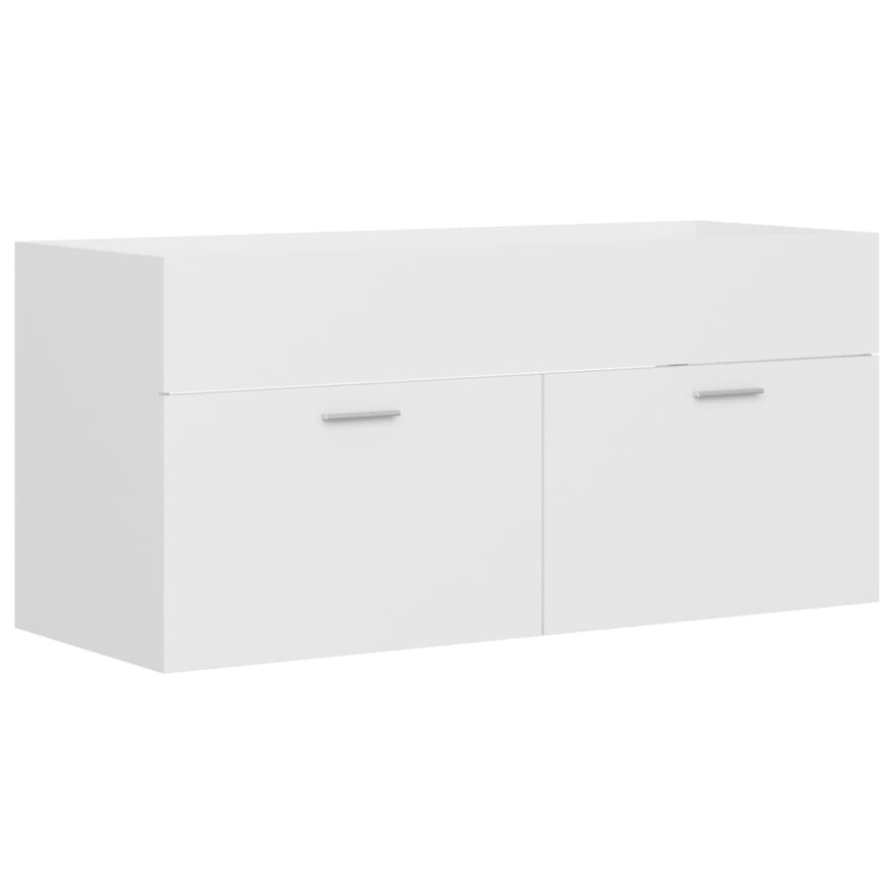 vidaXL Dulap pentru chiuvetă, alb, 100x38,5x46 cm, PAL