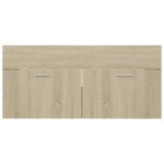 vidaXL Dulap de chiuvetă, stejar Sonoma, 100x38,5x46cm, lemn prelucrat vidaXL Dulap de chiuvetă, stejar Sonoma, 100x38,5x46cm, lemn prelucrat