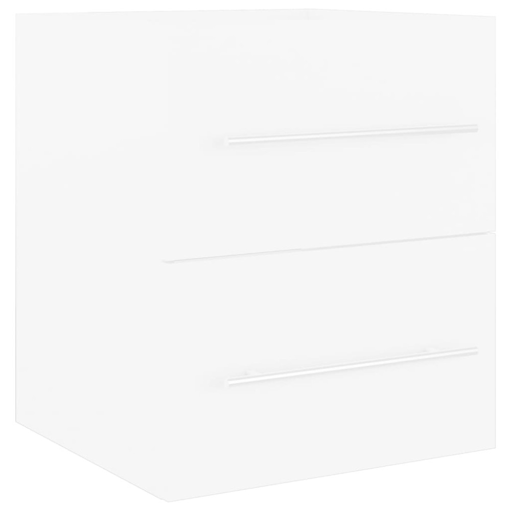 vidaXL Dulap pentru chiuvetă, alb, 41x38,5x48 cm, PAL