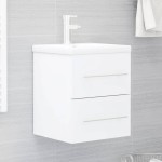 vidaXL Dulap pentru chiuvetă, alb, 41x38,5x48 cm, PAL vidaXL Dulap pentru chiuvetă, alb, 41x38,5x48 cm, PAL