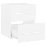 vidaXL Dulap pentru chiuvetă, alb, 41x38,5x48 cm, PAL vidaXL Dulap pentru chiuvetă, alb, 41x38,5x48 cm, PAL