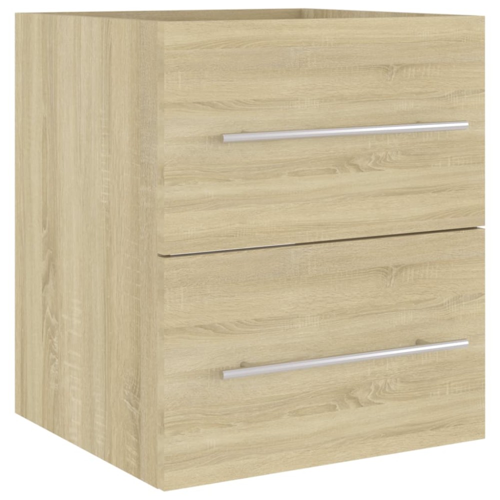 vidaXL Dulap de chiuvetă, stejar Sonoma, 41x38,5x48 cm, PAL