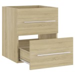 vidaXL Dulap de chiuvetă, stejar Sonoma, 41x38,5x48 cm, PAL vidaXL Dulap de chiuvetă, stejar Sonoma, 41x38,5x48 cm, PAL