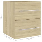 vidaXL Dulap de chiuvetă, stejar Sonoma, 41x38,5x48 cm, PAL vidaXL Dulap de chiuvetă, stejar Sonoma, 41x38,5x48 cm, PAL
