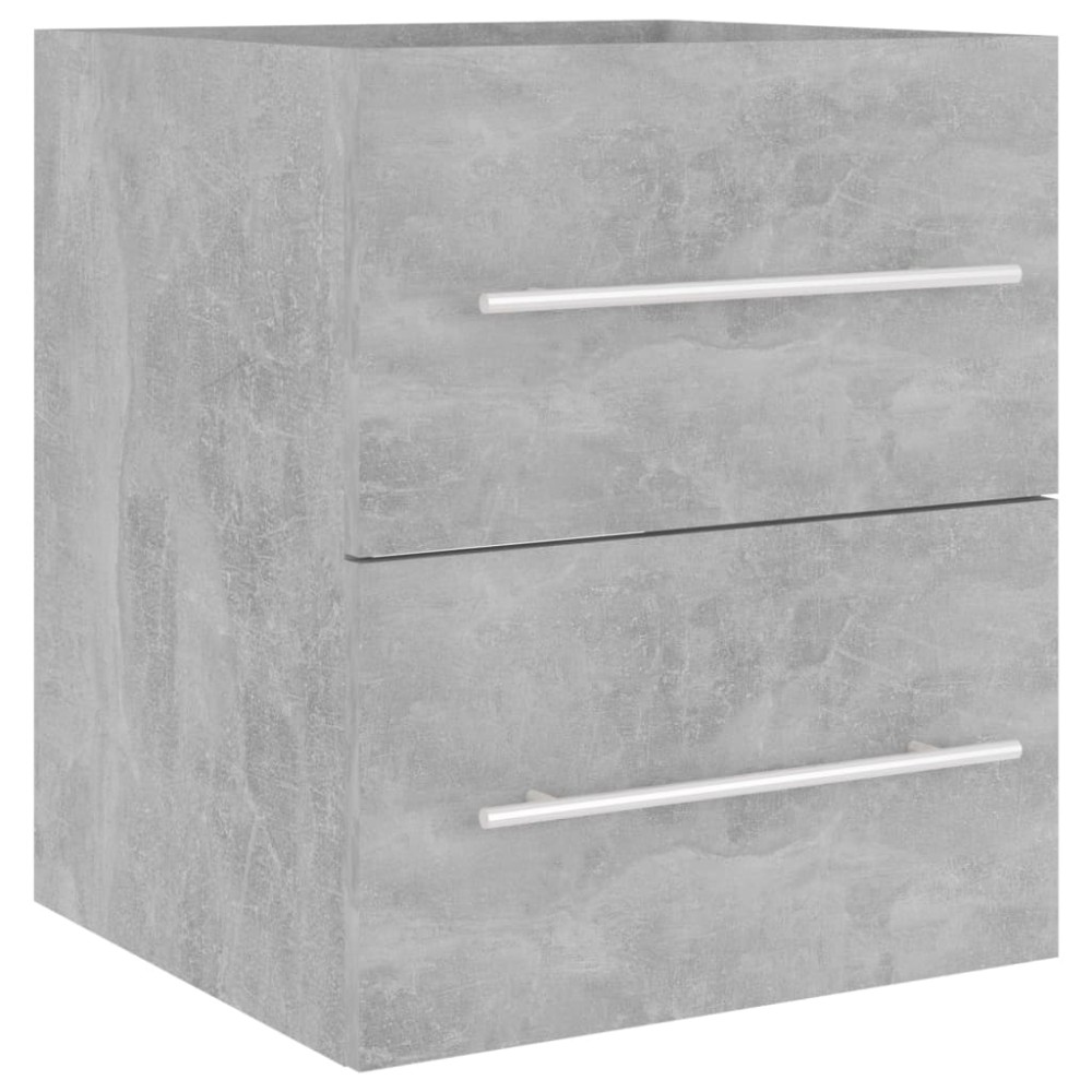 vidaXL Dulap de chiuvetă, gri beton, 41x38,5x48 cm , PAL